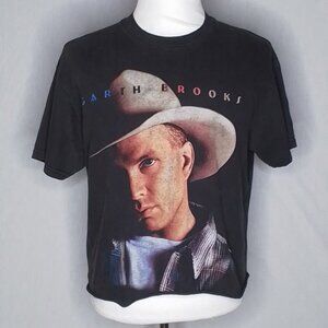 Mens vintage 1990s Garth Brooks fresh horses tour promo t-shirt Sz Adult Large